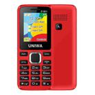 UNIWA E1801 Mobile Phone, 1.77 inch, 800mAh Battery, 21 Keys, Support Bluetooth, FM, MP3, MP4, GSM, Dual SIM(Red) - 1