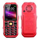 F26 Triple Proofing Elder Phone, Waterproof Shockproof Dustproof, 16800mAh Battery, 2.4 inch, 21 Keys, LED Flashlight, FM, Dual SIM(Red) - 1