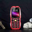 F26 Triple Proofing Elder Phone, Waterproof Shockproof Dustproof, 16800mAh Battery, 2.4 inch, 21 Keys, LED Flashlight, FM, Dual SIM(Red) - 2