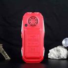 F26 Triple Proofing Elder Phone, Waterproof Shockproof Dustproof, 16800mAh Battery, 2.4 inch, 21 Keys, LED Flashlight, FM, Dual SIM(Red) - 3