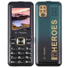 W23 Elder Phone, 2.2 inch, 800mAh Battery, 21 Keys, Support Bluetooth, FM, MP3, GSM, Triple SIM (Green) - 1