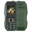 W2025 Triple Proofing Elder Phone, Waterproof Shockproof Dustproof, 5800mAh Battery, 1.8 inch, 21 Keys, LED Flashlight, Dual SIM(Green) - 1