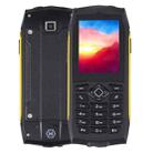 Rugtel R1D Rugged Phone, IP68 Waterproof Dustproof Shockproof, 2.4 inch, MTK6261D, 2000mAh Battery, Loud Box Speaker, FM, Network: 2G, Dual SIM(Yellow) - 1