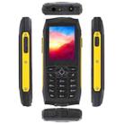 Rugtel R1D Rugged Phone, IP68 Waterproof Dustproof Shockproof, 2.4 inch, MTK6261D, 2000mAh Battery, Loud Box Speaker, FM, Network: 2G, Dual SIM(Yellow) - 7