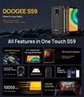 [HK Warehouse] DOOGEE S59, 4GB+64GB, Quad Back Cameras,10050mAh Battery, Face ID & Side-mounted Fingerprint Identification, 5.71 inch Water-drop Screen Android 10.0 Helio A25 Octa Core up to 1.8GHz, Network: 4G, OTG, Dual SIM (Green) - 4