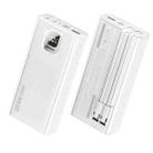 WK WP-335 20000mAh Elephant Series 22.5W Super Fast Charge Power Bank with Cable (White) - 1