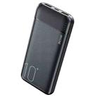 WEKOME WP-01 Tidal Energy Series 12W 10000mAh Power Bank (Black) - 1