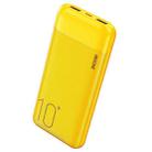 WEKOME WP-01 Tidal Energy Series 12W 10000mAh Power Bank (Yellow) - 1