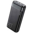 WEKOME WP-02 Tidal Energy Series 12W 20000mAh Power Bank (Black) - 1