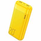 WEKOME WP-02 Tidal Energy Series 12W 20000mAh Power Bank (Yellow) - 1