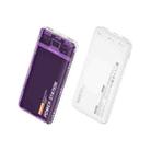 WK WP-343 10000mAh Pioneer 2 Generation Transparent Fast Charge Power Bank(Purple) - 1