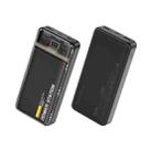 WK WP-349 20000mAh Pioneer 2 Generation Transparent Fast Charge Power Bank(Black) - 1