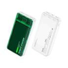 WK WP-349 20000mAh Pioneer 2 Generation Transparent Fast Charge Power Bank(Green) - 1