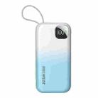 WK WP-355 20000mAh Star Gradient 22.5W Super Fast Charging Power Bank with Cable(Blue) - 1