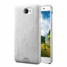 MOFI for  Huawei Honor 5 Crazy Horse Texture Leather Surface PC Protective Case Back Cover(White) - 1