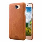 MOFI for  Huawei Honor 5 Crazy Horse Texture Leather Surface PC Protective Case Back Cover(Brown) - 1