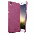 MOFI for OPPO R9 Crazy Horse Texture Leather Surface PC Protective Case Back Cover(Purple) - 1