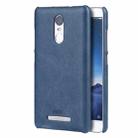 MOFI for  Xiaomi Redmi Note 3 Crazy Horse Texture Leather Surface PC Protective Case Back Cover(Dark Blue) - 1