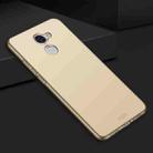 MOFI For Huawei Enjoy 7 Plus PC Ultra-thin Edge Fully Wrapped Up Protective Case Back Cover (Gold) - 1