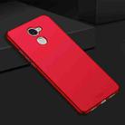 MOFI For Huawei Enjoy 7 Plus PC Ultra-thin Edge Fully Wrapped Up Protective Case Back Cover (Red) - 1