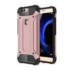 For Huawei Honor V8 Tough Armor TPU + PC Combination Case (Bronze)(Rose Gold) - 1