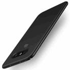 MOFI For LG Q8 Frosted PC Ultra-thin Edge Fully Wrapped Up Protective Case Back Cover (Black) - 1