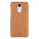 MOFI for  Huawei Enjoy 6 Crazy Horse Texture Leather Surface PC Protective Case Back Cover (Brown) - 1