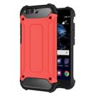 For Huawei  P10  Tough Armor TPU + PC Combination Case(Red) - 1
