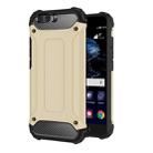 For Huawei  P10 Plus Tough Armor TPU + PC Combination Case(Gold) - 1