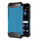 For Huawei  P10 Plus Tough Armor TPU + PC Combination Case(Blue) - 1