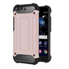 For Huawei  P10 Plus Tough Armor TPU + PC Combination Case(Rose Gold) - 1