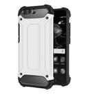 For Huawei  P10 Plus Tough Armor TPU + PC Combination Case(Silver) - 1