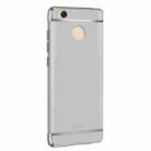 MOFI for  Xiaomi Redmi 4X Ultra-thin Three Stage Splicing Electroplating Side Protective Case Back Cover(Silver) - 1