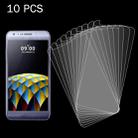 10 PCS for LG X Cam 0.26mm 9H Surface Hardness 2.5D Explosion-proof Tempered Glass Screen Film - 1