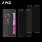 2 PCS for Sony Xperia X 0.26mm 9H Surface Hardness 2.5D Explosion-proof Tempered Glass Screen Film - 1