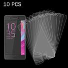 10 PCS for Sony Xperia X 0.26mm 9H Surface Hardness 2.5D Explosion-proof Tempered Glass Screen Film - 1