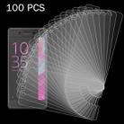 100 PCS for Sony Xperia X 0.26mm 9H Surface Hardness 2.5D Explosion-proof Tempered Glass Screen Film - 1