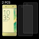 2 PCS for Sony Xperia XA 0.26mm 9H Surface Hardness 2.5D Explosion-proof Tempered Glass Screen Film - 1