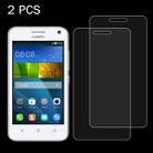 2 PCS for Huawei Y3 0.26mm 9H Surface Hardness 2.5D Explosion-proof Tempered Glass Screen Film - 1