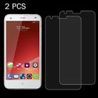 2 PCS for ZTE Blade S6 0.26mm 9H Surface Hardness 2.5D Explosion-proof Tempered Glass Screen Film - 1