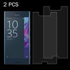 2 PCS For Sony Xperia XZ 0.26mm 9H Surface Hardness 2.5D Explosion-proof Tempered Glass Screen Film - 1