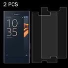 2 PCS For Sony Xperia X Compact 0.26mm 9H Surface Hardness 2.5D Explosion-proof Tempered Glass Screen Film - 1