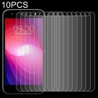 10 PCS for LG X Power2 0.26mm 9H Surface Hardness Explosion-proof Non-full Screen Tempered Glass Screen Film - 1