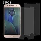 2 PCS for Motorola Moto G5S Plus 0.3mm 9H Surface Hardness 2.5D Explosion-proof Tempered Glass Non-full Screen Film - 1