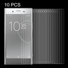 10 PCS for Sony Xperia XZ Premium 0.26mm 9H Surface Hardness Explosion-proof Non-full Screen Tempered Glass Screen Film - 1