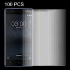 100 PCS for Nokia 3 0.26mm 9H Surface Hardness Explosion-proof Non-full Screen Tempered Glass Screen Film - 1