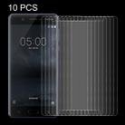 10 PCS for Nokia 5 0.26mm 9H Surface Hardness Explosion-proof Non-full Screen Tempered Glass Screen Film - 1
