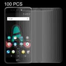 100 PCS for Wiko Upluse 0.26mm 9H Surface Hardness Explosion-proof Non-full Screen Tempered Glass Screen Film - 1
