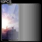 10 PCS 0.26mm 9H 2.5D Tempered Glass Film for Nokia X6 - 1