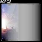 50 PCS 0.26mm 9H 2.5D Tempered Glass Film for Nokia X6 - 1